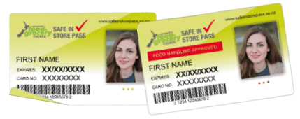 Standard Pass and Food Handling Approved Pass